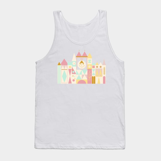 Happy Castle - Bold Tank Top by littlemoondance